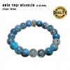CLEAR BLUE AKİK TAŞI BİLEKLİK - 10 MM