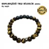 KAPLANGÖZÜ - OBSİDYEN - HEMATİT TAŞI BİLEKLİK - 8 MM