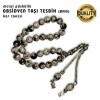 OBSİDYEN TAŞI TESBİH - 8 MM (KAR TANESİ)