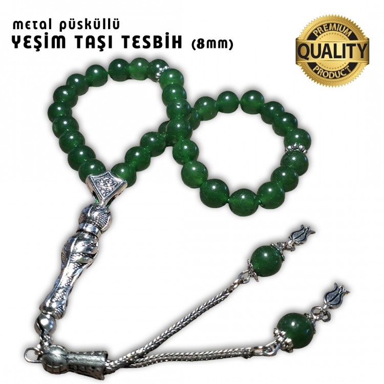 Yeşim Taşı Tesbih - 8 MM (Tayvan)