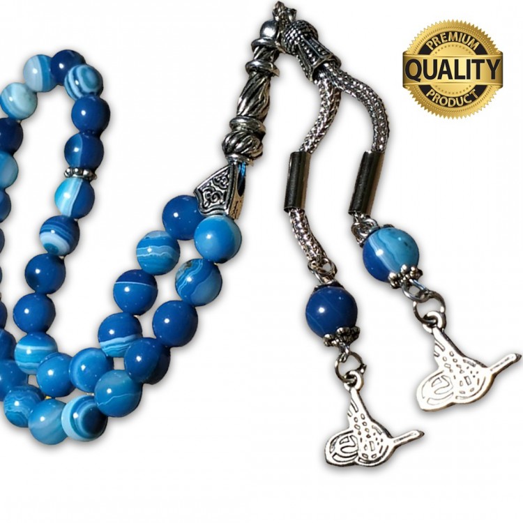 Akik (Nazarlı) Taşı Tesbih - 8 MM Akik (Nazarlı) Taşı Tesbih - 8 MM