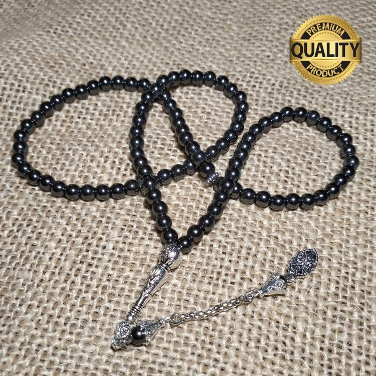 HEMATİT TAŞI TESBİH - 6 MM (DUA TESBİHİ)