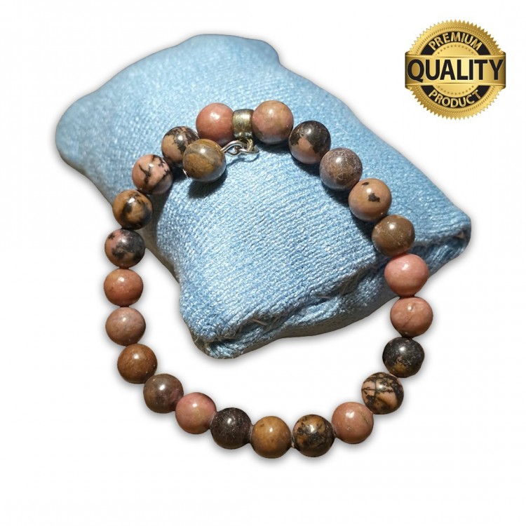 RODONİT TAŞI BİLEKLİĞİ - 8MM