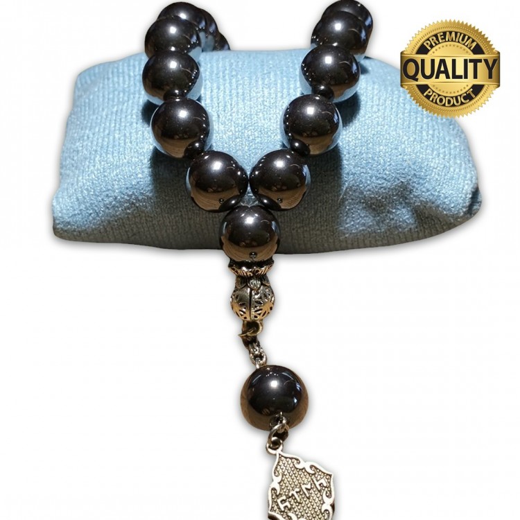 HEMATİT TAŞI TESBİH - 14 MM (BİLEK BOY)