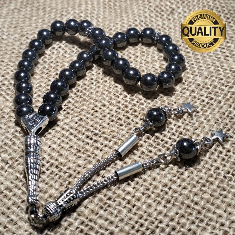 HEMATİT TAŞI TESBİH - 8 MM HEMATİT TAŞI TESBİH - 8 MM
