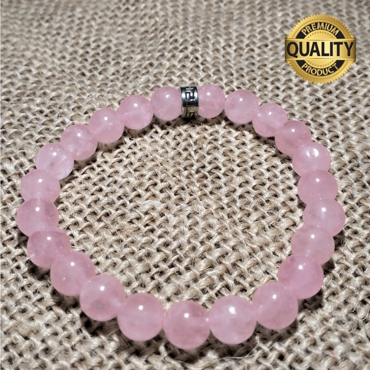 PEMBE KUVARS TAŞI - 8 MM