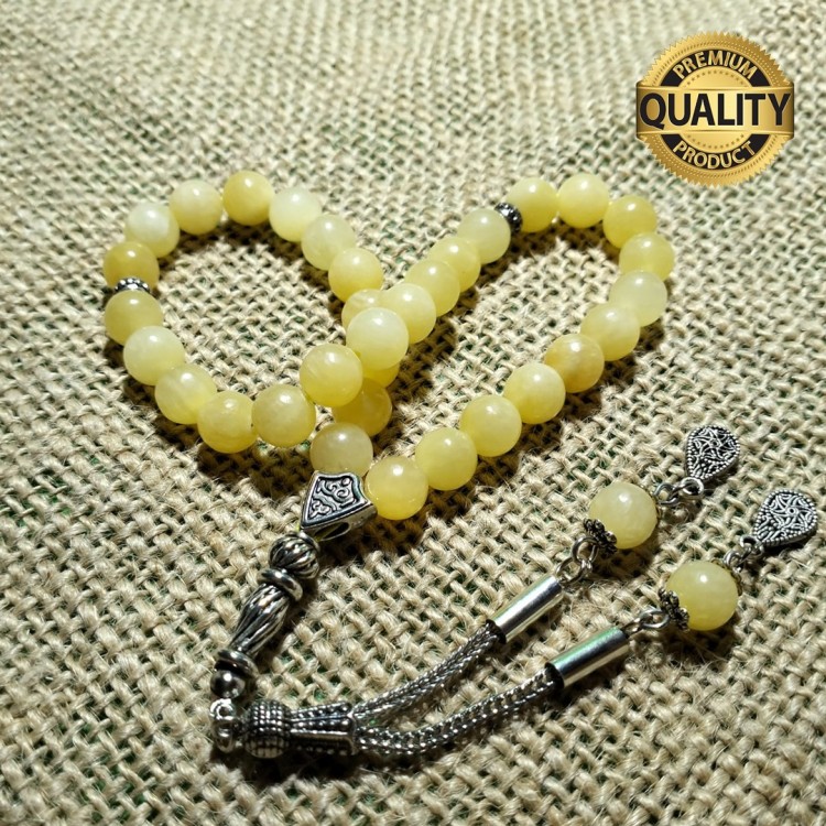 Kalsit Taşı Tesbih - 8 MM