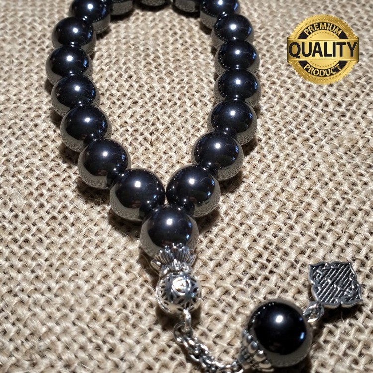HEMATİT TAŞI TESBİH - 14 MM (BİLEK BOY)