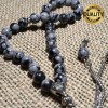 OBSİDYEN TAŞI TESBİH - 8 MM (KAR TANESİ)